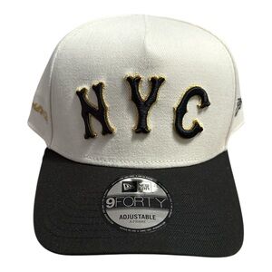 New Era New York Mets Two Tone Worlds City NYC 9Forty A Frame Snapback Hat New